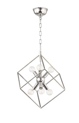 Lighting - Pendant Roundout 6 Light Pendant // Polished Nickel 