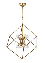 Lighting - Pendant Roundout 8 Light Pendant // Aged Brass 