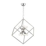 Lighting - Pendant Roundout 8 Light Pendant // Polished Nickel 