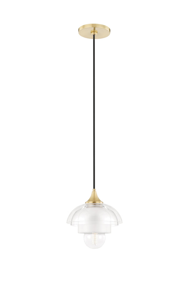 Lighting - Pendant Ruby 1 Light Pendant // Aged Brass 