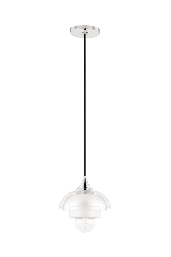 Lighting - Pendant Ruby 1 Light Pendant // Polished Nickel 