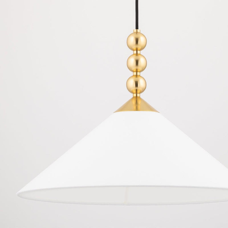 Lighting - Pendant Sang 1 Light Large Pendant // Aged Brass 