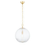 Lighting - Pendant Sara 1 Light Pendant // Aged Brass // Small 