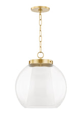 Lighting - Pendant Sasha 1 Light Large Pendant // Aged Brass 