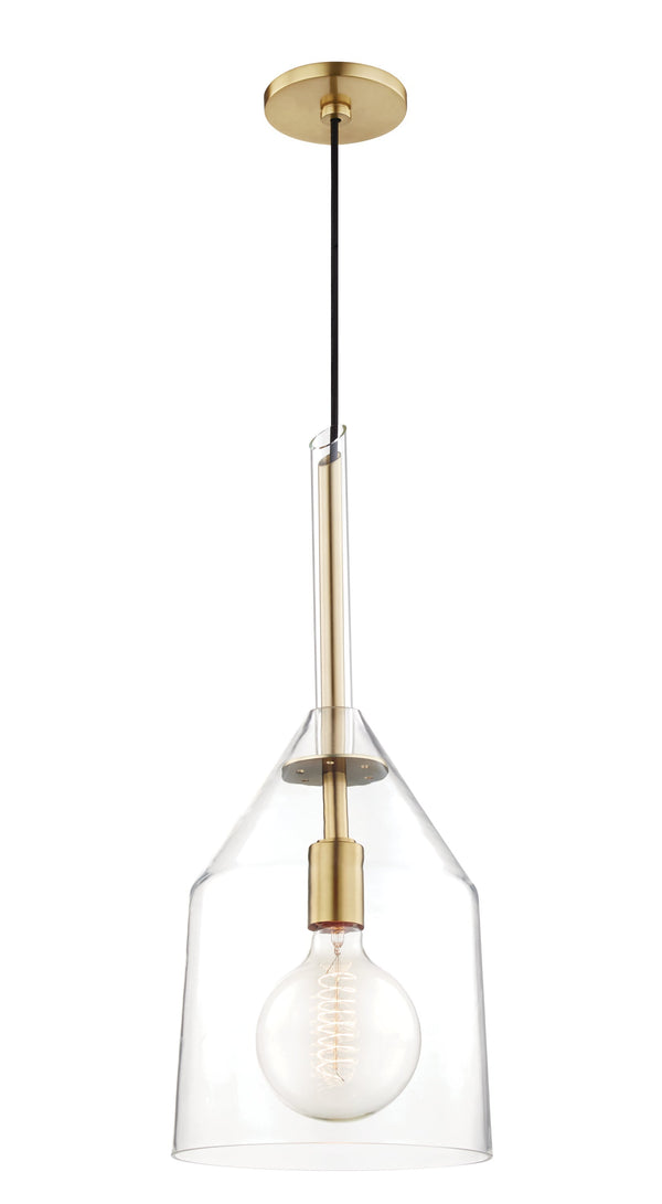 Lighting - Pendant Sloan 1 Light Large Pendant // Aged Brass 