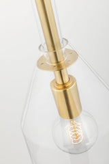 Lighting - Pendant Sloan 1 Light Small Pendant // Aged Brass 