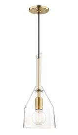 Lighting - Pendant Sloan 1 Light Small Pendant // Aged Brass 