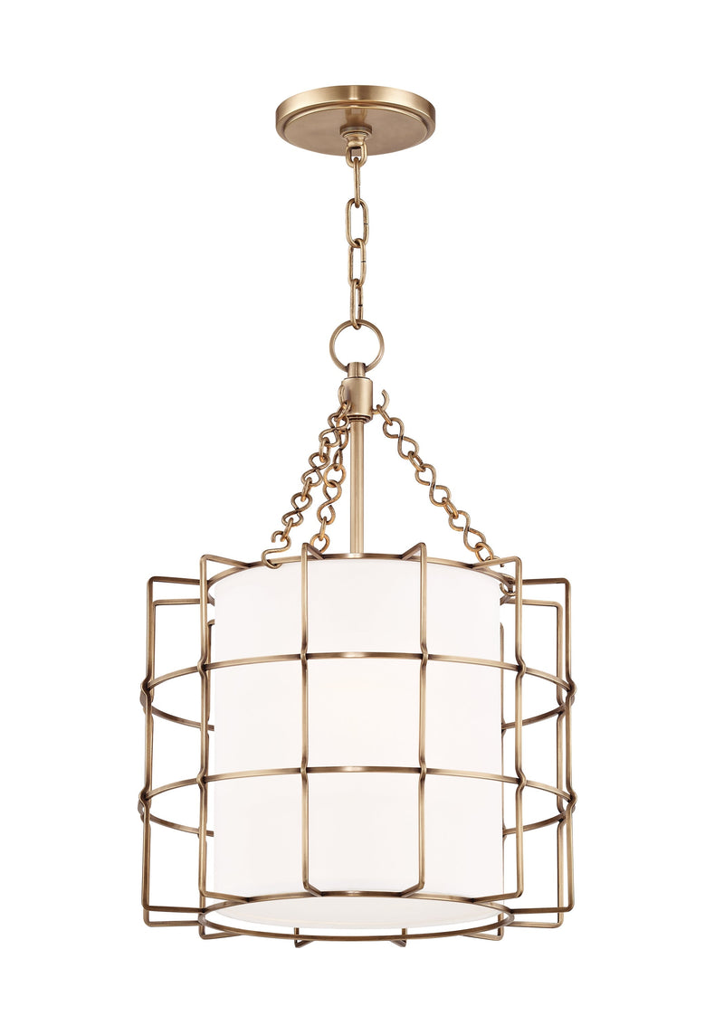 Lighting - Pendant Sovereign 2 Light Pendant // Aged Brass 