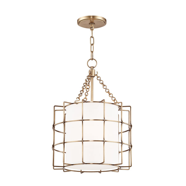 Lighting - Pendant Sovereign 2 Light Pendant // Aged Brass 