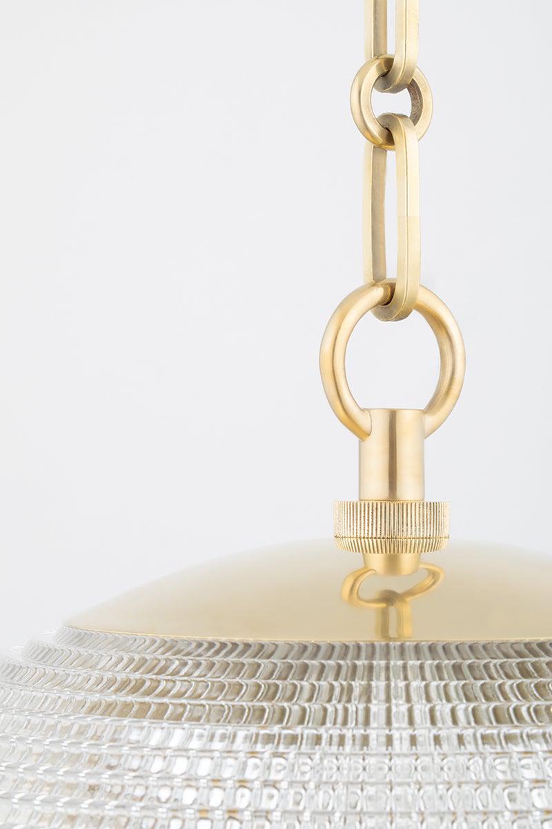 Lighting - Pendant Sphere No. 3 1 Light Large Pendant // Aged Brass 