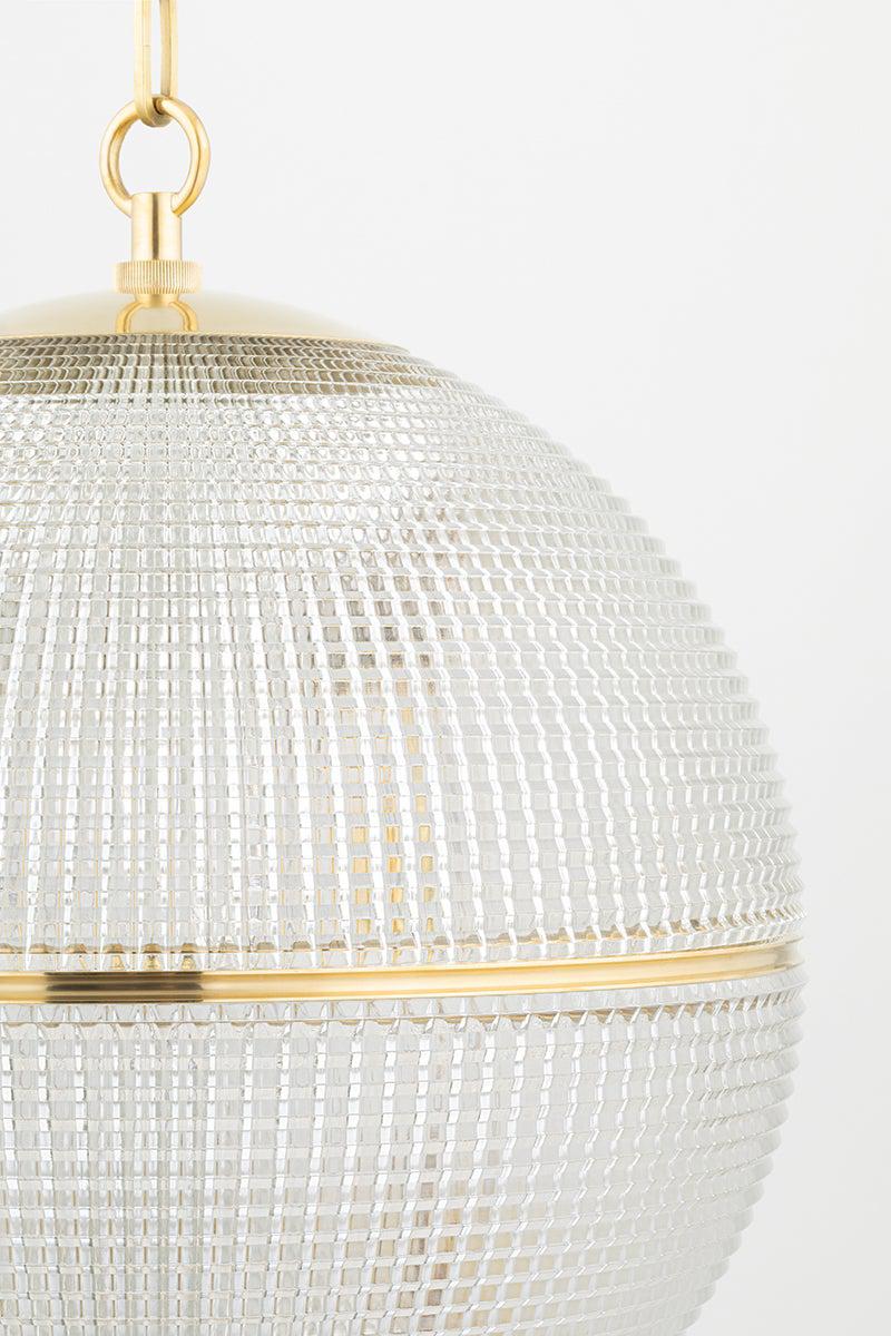 Lighting - Pendant Sphere No. 3 1 Light Large Pendant // Aged Brass 