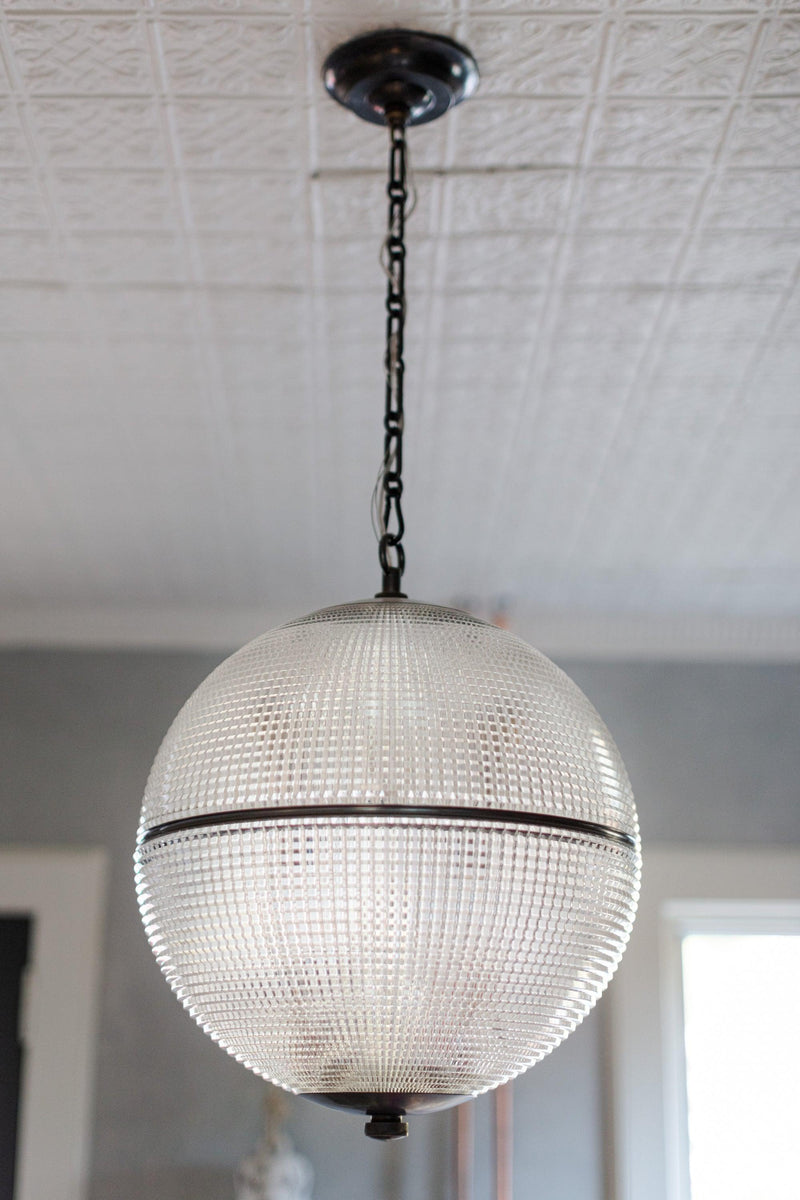 Lighting - Pendant Sphere No. 3 1 Light Large Pendant // Distressed Bronze 