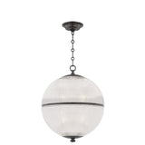 Lighting - Pendant Sphere No. 3 1 Light Large Pendant // Distressed Bronze 