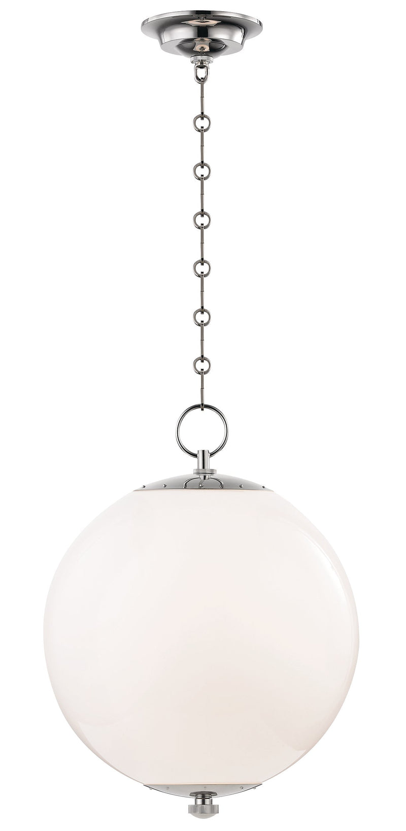 Lighting - Pendant Sphere No.1 1 Light Large Pendant // Polished Nickel 