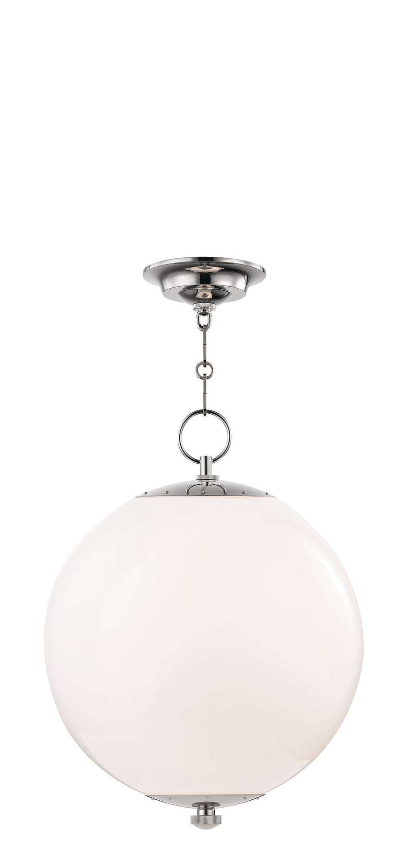 Lighting - Pendant Sphere No.1 1 Light Large Pendant // Polished Nickel 