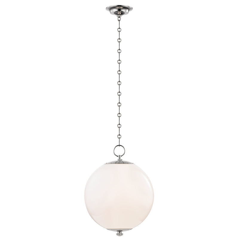 Lighting - Pendant Sphere No.1 1 Light Large Pendant // Polished Nickel 