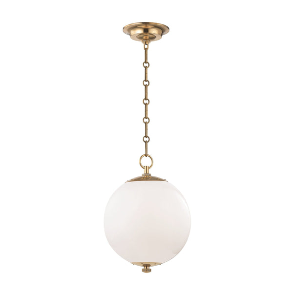 Lighting - Pendant Sphere No.1 1 Light Small Pendant // Aged Brass 