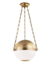 Lighting - Pendant Sphere No.2 2 Light Small Pendant // Aged Brass 