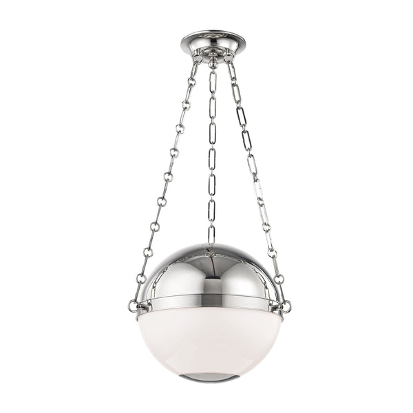 Lighting - Pendant Sphere No.2 2 Light Small Pendant // Polished Nickel 