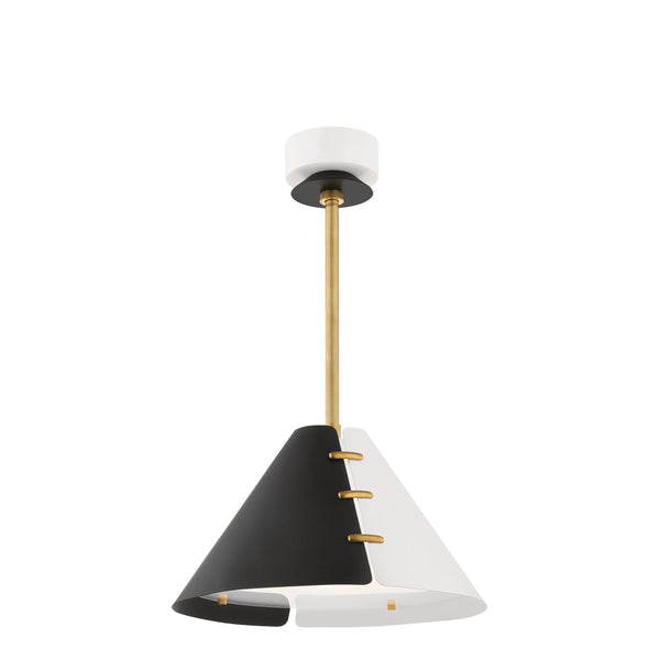 Lighting - Pendant Split 1 Light Small Pendant // Aged Brass 