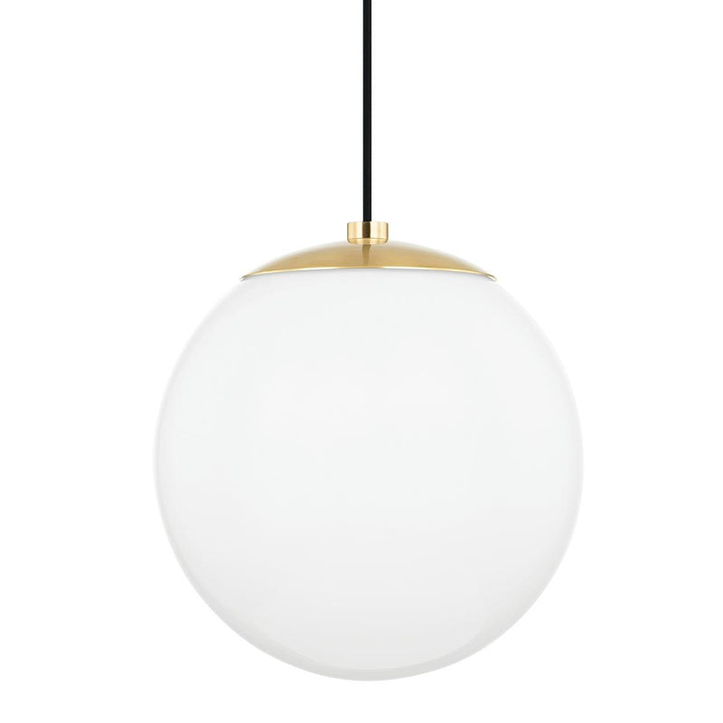 Lighting - Pendant Stella 1 Light Large Pendant // Aged Brass 