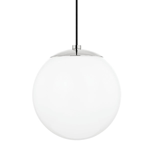 Lighting - Pendant Stella 1 Light Large Pendant // Polished Nickel 