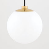 Lighting - Pendant Stella 1 Light Pendant // Aged Brass 