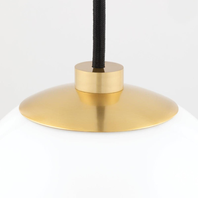 Lighting - Pendant Stella 1 Light Pendant // Aged Brass 