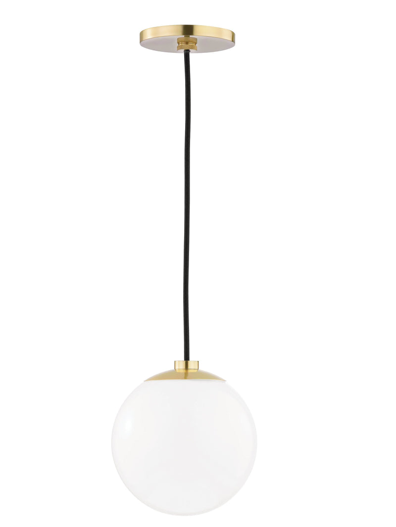 Lighting - Pendant Stella 1 Light Pendant // Aged Brass 