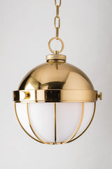 Lighting - Pendant Sumner 1 Light Pendant // Aged Brass // Large 