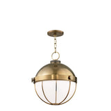 Lighting - Pendant Sumner 1 Light Pendant // Aged Brass // Large 