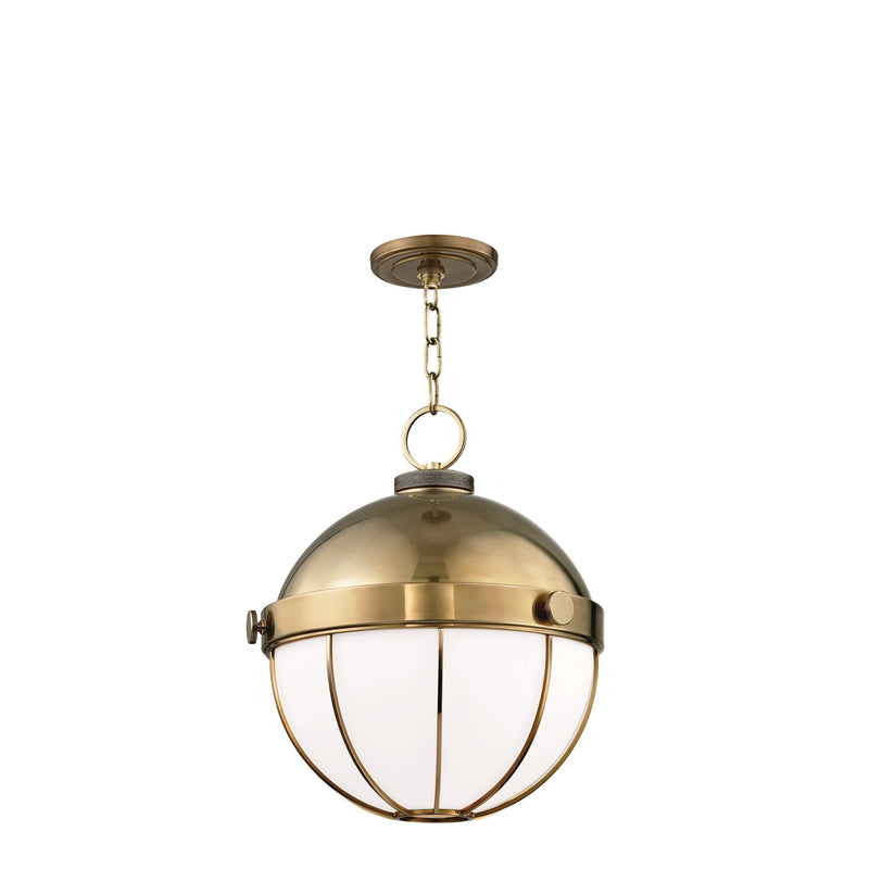 Lighting - Pendant Sumner 1 Light Pendant // Aged Brass // Large 