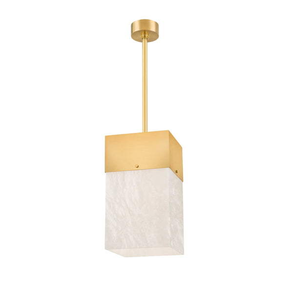 Lighting - Pendant Times Square 1 Light Pendant // Aged Brass // Large 