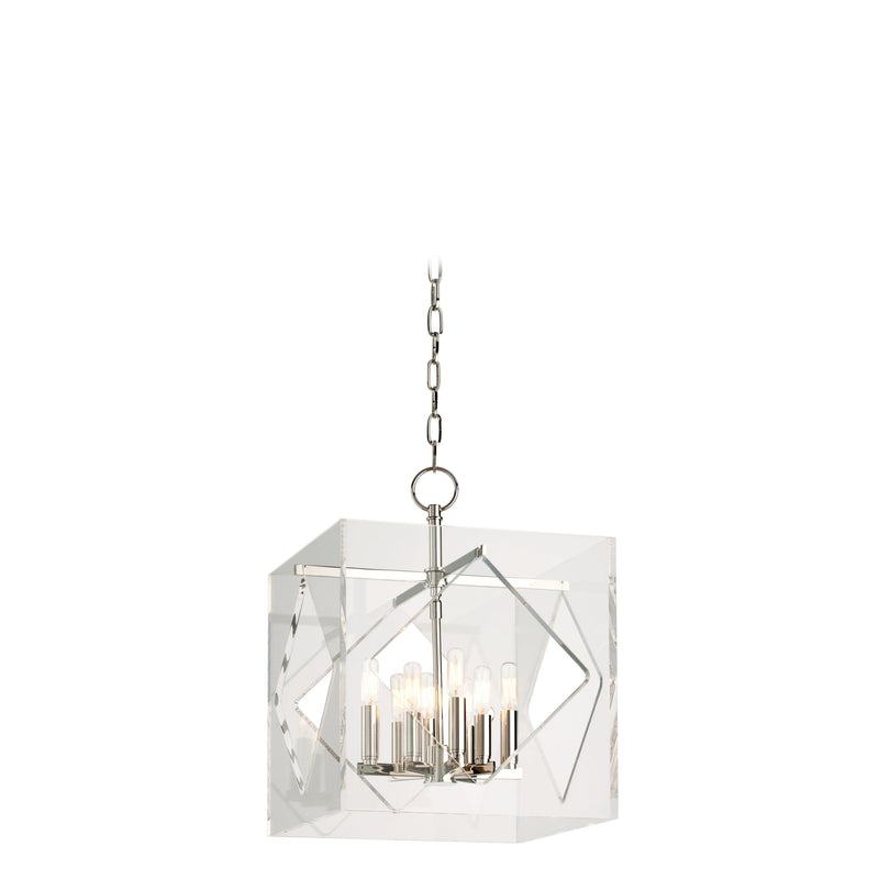 Lighting - Pendant Travis 8 Light Pendant // Polished Nickel // Small 