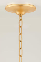 Lighting - Pendant Tropicale 8 Light Small Pendant // Gold Leaf 