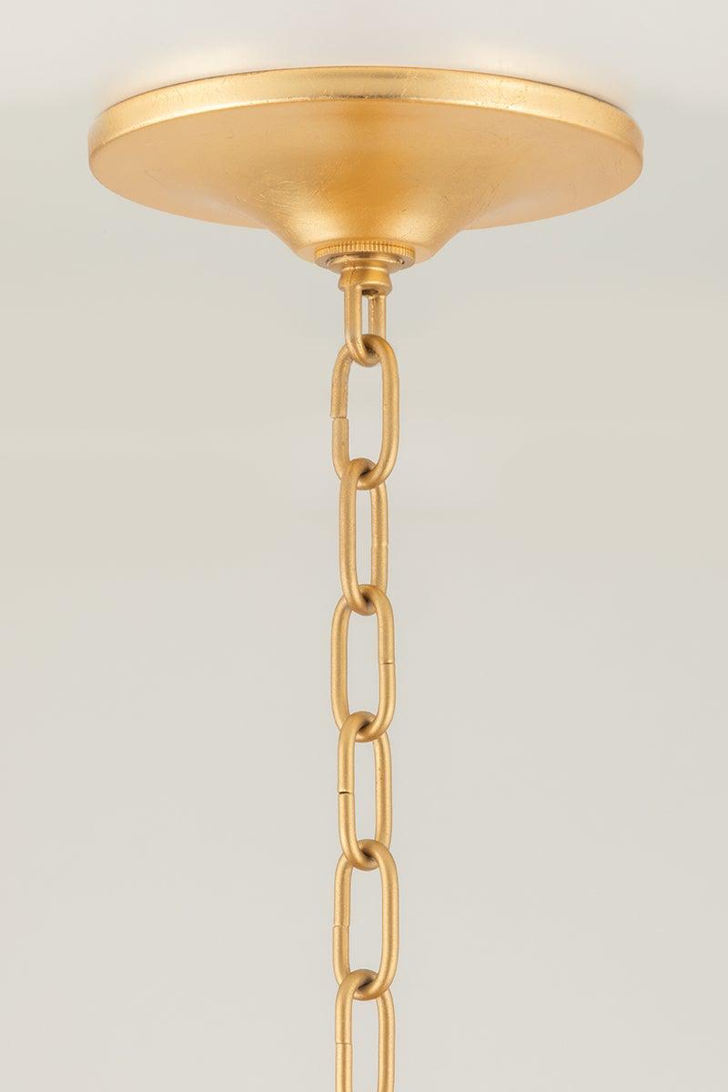 Lighting - Pendant Tropicale 8 Light Small Pendant // Gold Leaf 