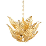 Lighting - Pendant Tropicale 8 Light Small Pendant // Gold Leaf 