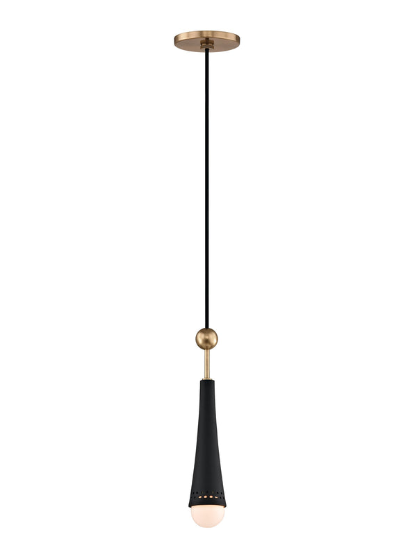 Lighting - Pendant Tupelo 1 Light Pendant // Aged Brass 