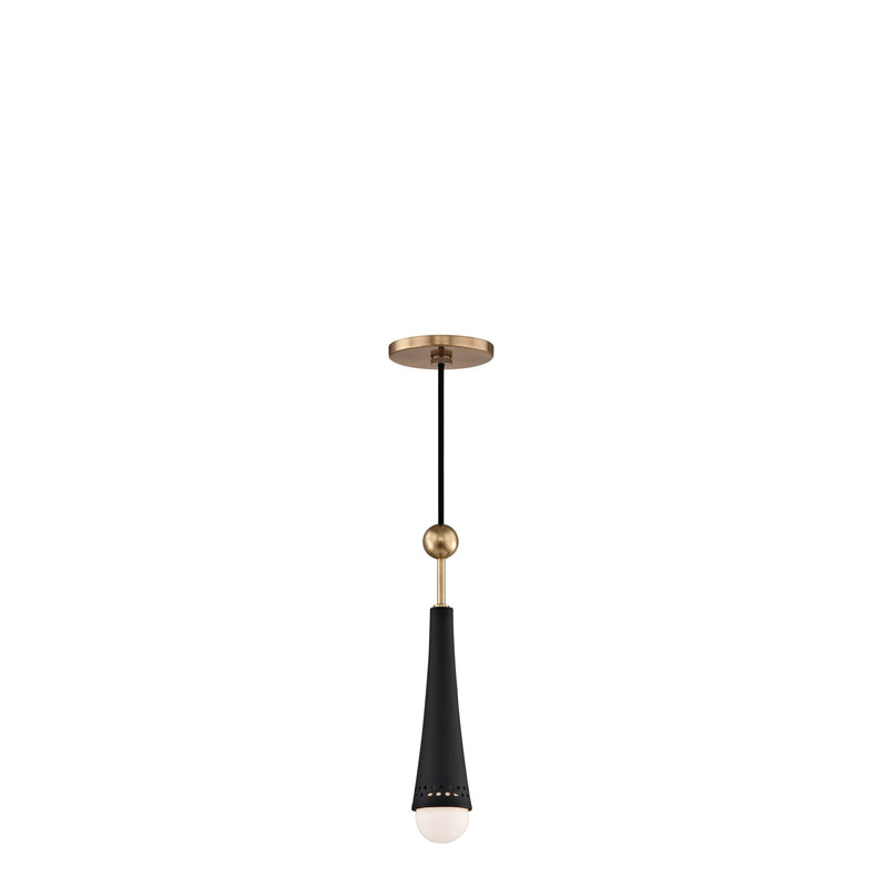 Lighting - Pendant Tupelo 1 Light Pendant // Aged Brass 