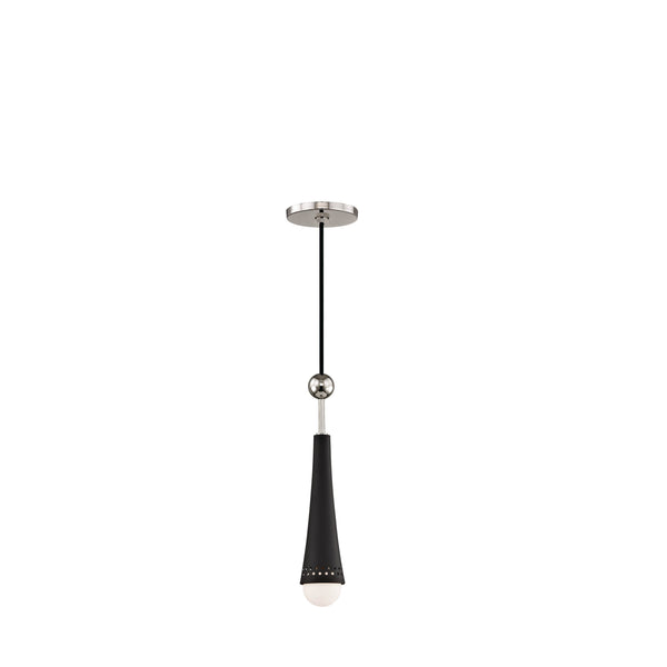 Lighting - Pendant Tupelo 1 Light Pendant // Polished Nickel 