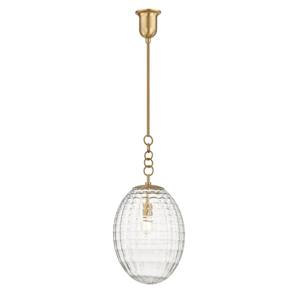 Lighting - Pendant Venice 1 Light Large Pendant // Aged Brass 