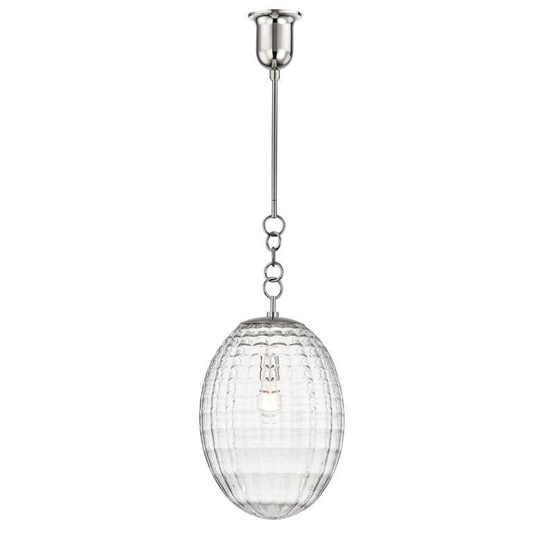 Lighting - Pendant Venice 1 Light Large Pendant // Polished Nickel 