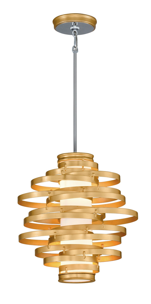 Lighting - Pendant Vertigo 2lt Pendant Small // Gold Leaf 