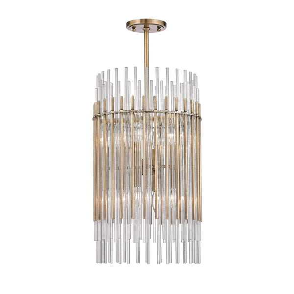 Lighting - Pendant Wallis 8 Light Pendant // Aged Brass 