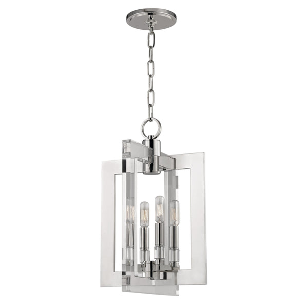 Lighting - Pendant Wellington 4 Light Pendant // Polished Nickel 