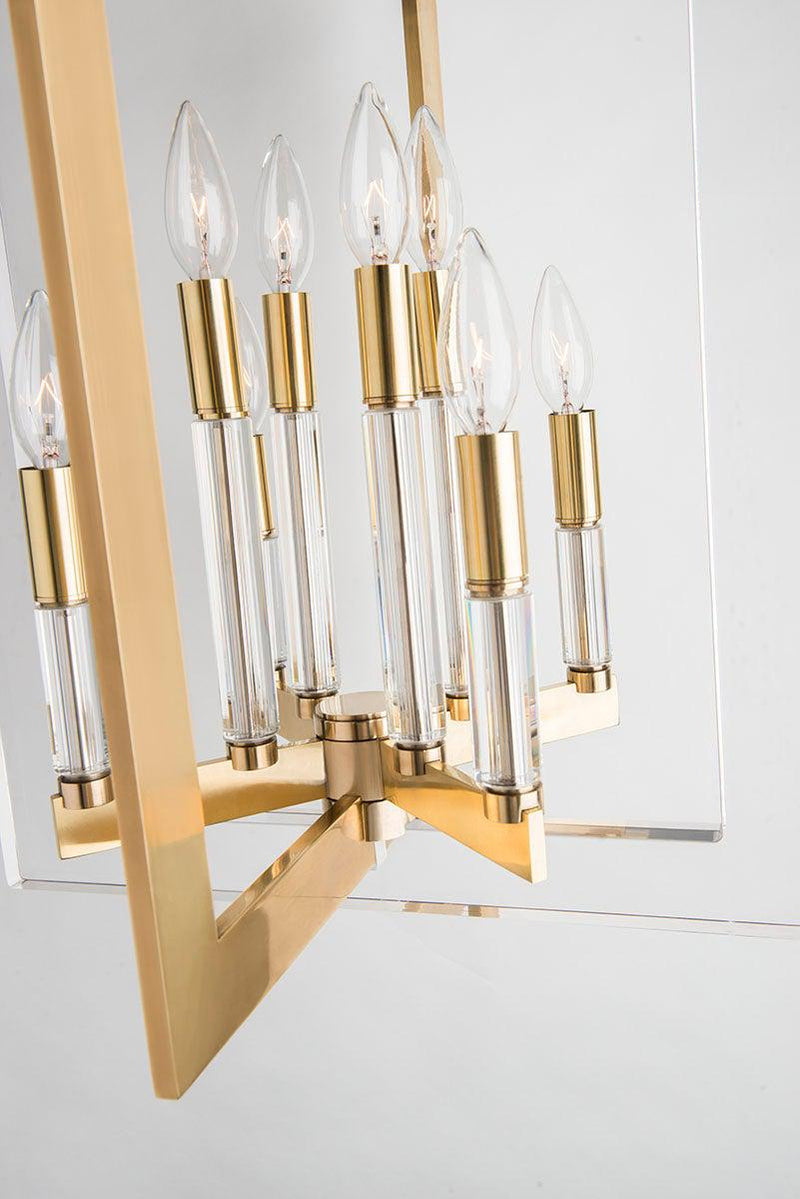 Lighting - Pendant Wellington 8 Light Medium Pendant // Aged Brass 