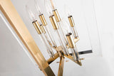 Lighting - Pendant Wellington 8 Light Medium Pendant // Aged Brass 