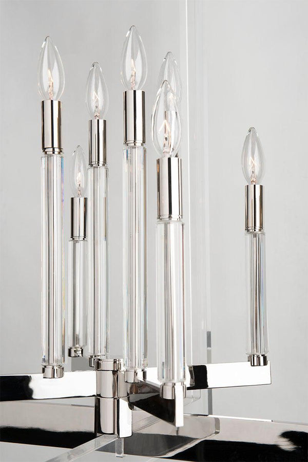 Lighting - Pendant Wellington 8 Light Medium Pendant // Polished Nickel 