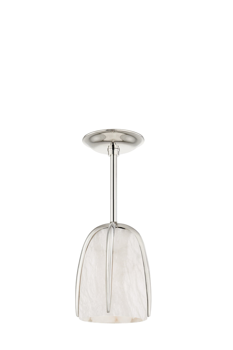 Lighting - Pendant Wheatley 1 Light Pendant // Polished Nickel 