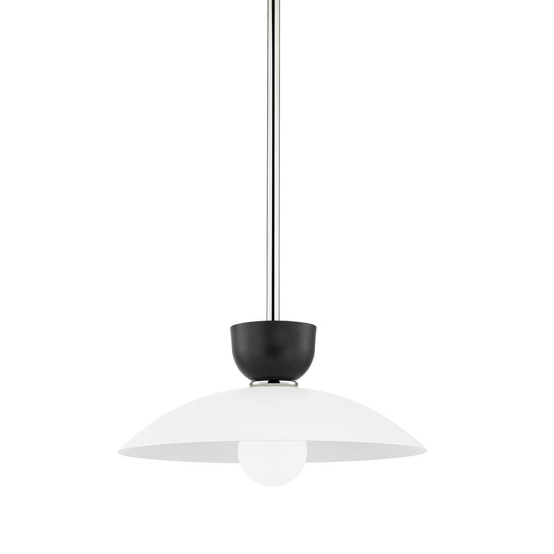 Lighting - Pendant Whitley 1 Light Small Pendant // Polished Nickel 